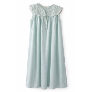 Eve Stillman Lace Nightgown Maxi Embroidered Yoke Romantic Vintage Size Small